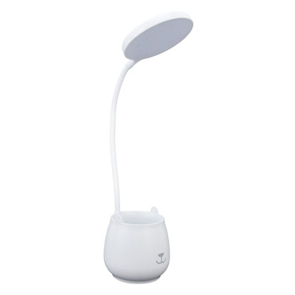 LED Desk Lamp Plastic Flexible Desk LED Light with Pen Holder for Table Lighting 5V V1294-YM0523-3119210184511
