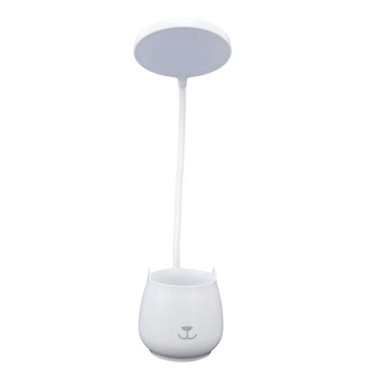 LED Desk Lamp Plastic Flexible Desk LED Light with Pen Holder for Table Lighting 5V V1294-YM0523-3119210184511
