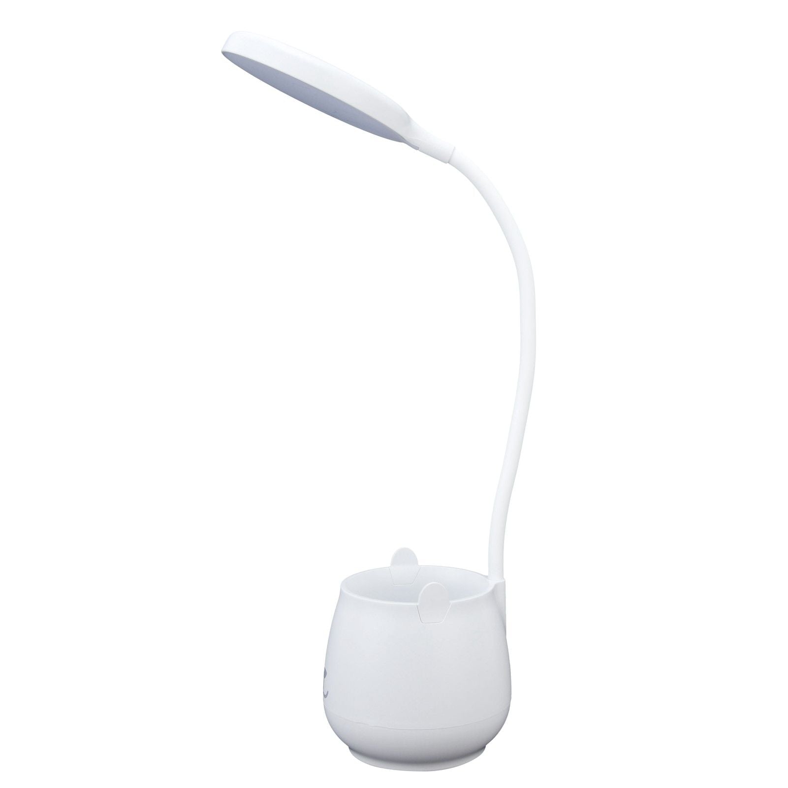LED Desk Lamp Plastic Flexible Desk LED Light with Pen Holder for Table Lighting 5V V1294-YM0523-3119210184511