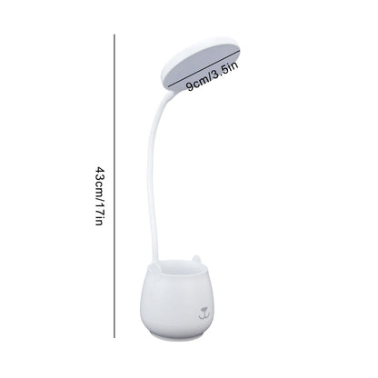 LED Desk Lamp Plastic Flexible Desk LED Light with Pen Holder for Table Lighting 5V V1294-YM0523-3119210184511