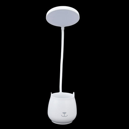 LED Desk Lamp Plastic Flexible Desk LED Light with Pen Holder for Table Lighting 5V V1294-YM0523-3119210184511