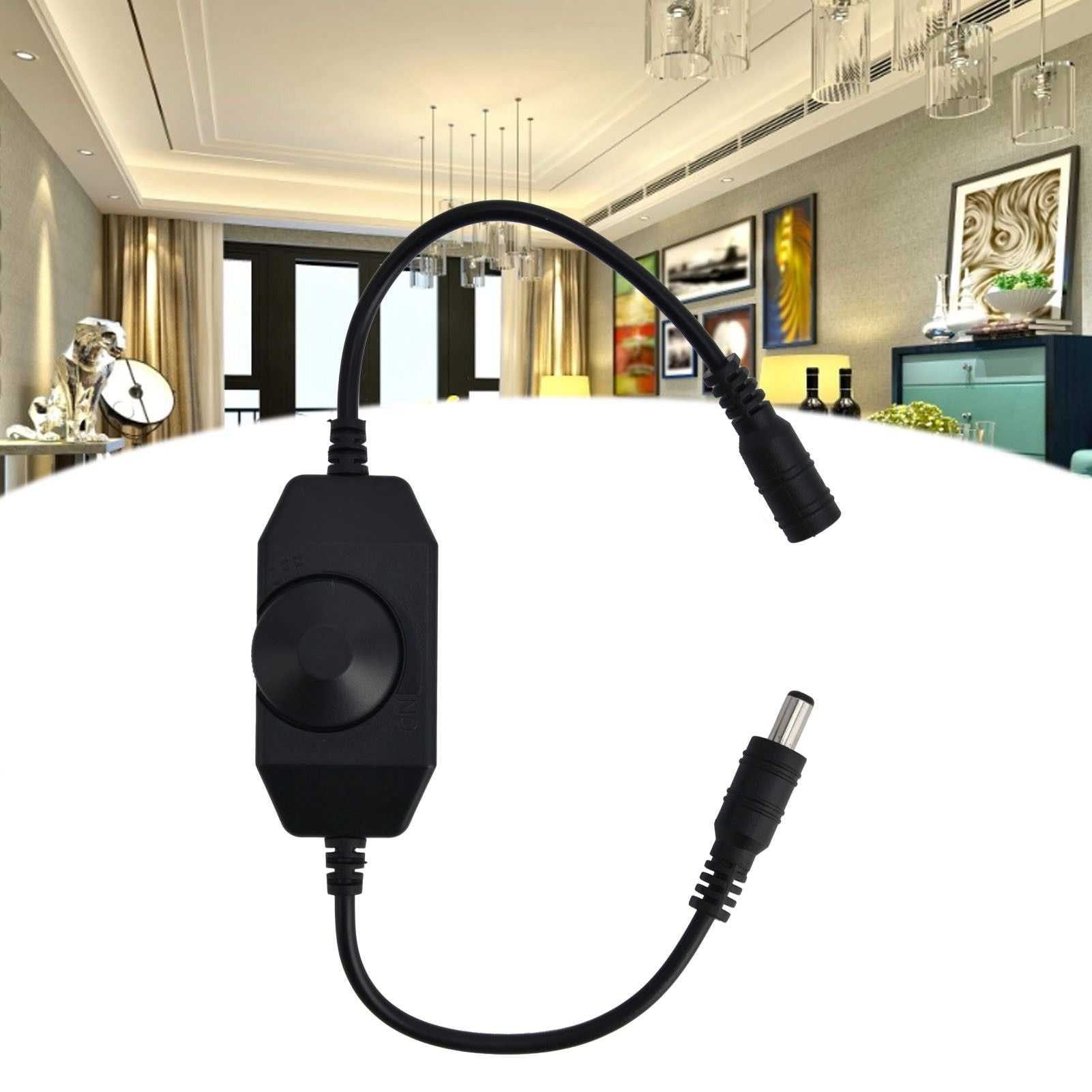 LED Strip Lights Dimmer Easy to Use Stepless Dimming Durable LED Rope Light Dimmer Switch V1294-YM0523-3119210192611