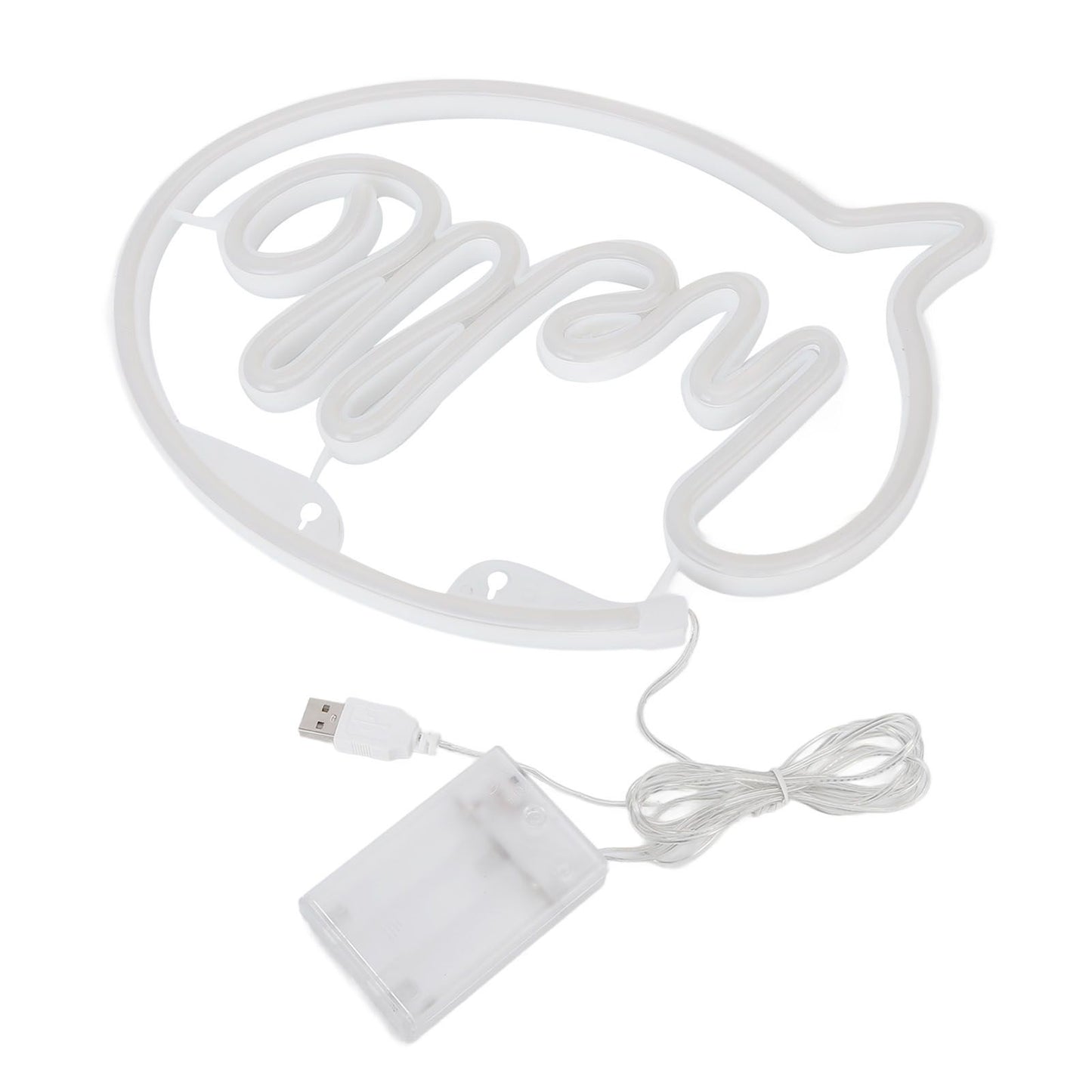 Neon Light USB Powered Battery Operated Hello LED Neon Sign for Restaurant Decoration Bar Decoration 5V V1294-YM0523-3119210195911