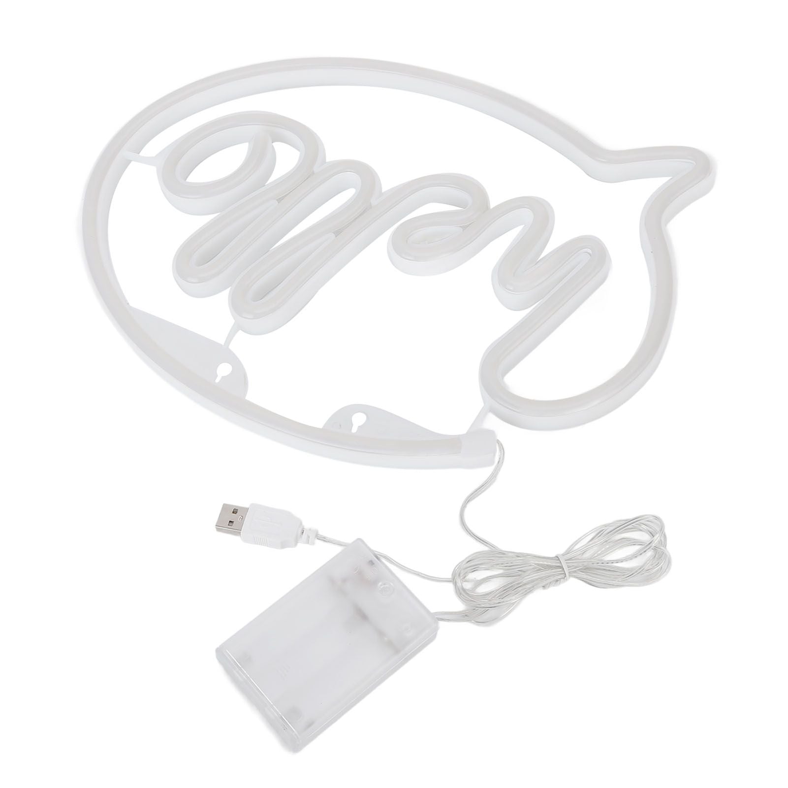 Neon Light USB Powered Battery Operated Hello LED Neon Sign for Restaurant Decoration Bar Decoration 5V V1294-YM0523-3119210195911