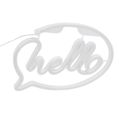 Neon Light USB Powered Battery Operated Hello LED Neon Sign for Restaurant Decoration Bar Decoration 5V V1294-YM0523-3119210195911