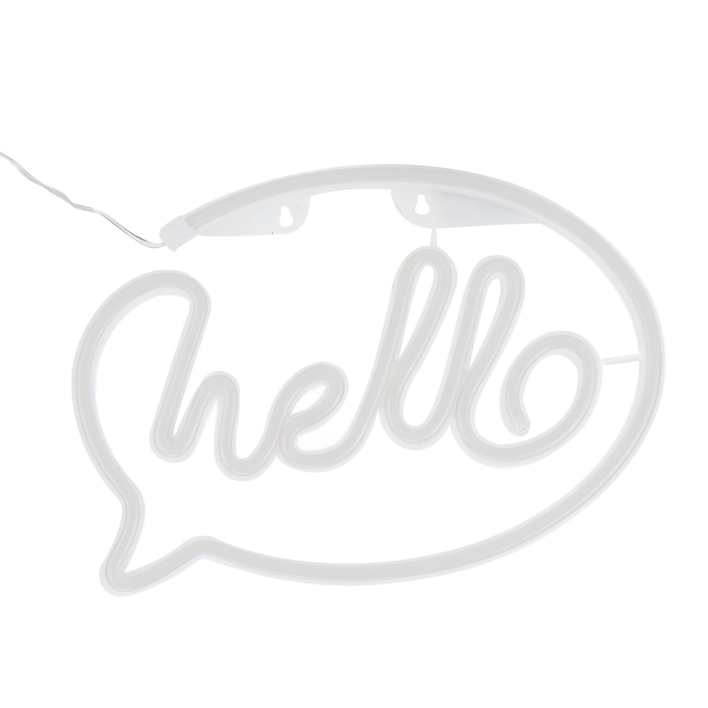 Neon Light USB Powered Battery Operated Hello LED Neon Sign for Restaurant Decoration Bar Decoration 5V V1294-YM0523-3119210195911