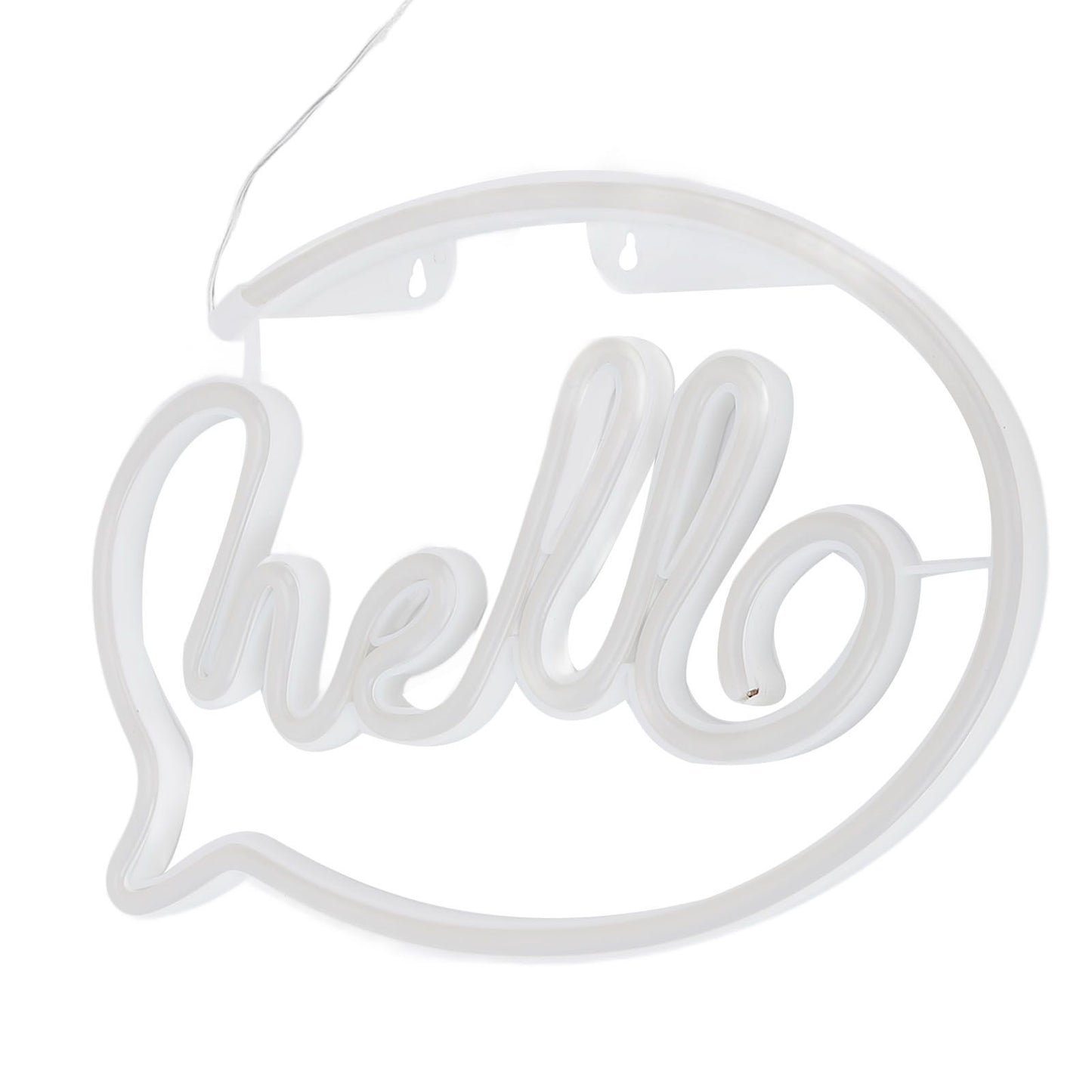 Neon Light USB Powered Battery Operated Hello LED Neon Sign for Restaurant Decoration Bar Decoration 5V V1294-YM0523-3119210195911