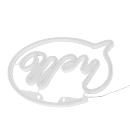 Neon Light USB Powered Battery Operated Hello LED Neon Sign for Restaurant Decoration Bar Decoration 5V V1294-YM0523-3119210195911
