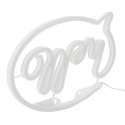 Neon Light USB Powered Battery Operated Hello LED Neon Sign for Restaurant Decoration Bar Decoration 5V V1294-YM0523-3119210195911