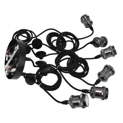 6 Arms Ajustable DIY Ceiling Spider Lamp Holder Retro Beautifully Classic Spider Pendent Lamps Holder V1294-YM0523-3119210197611