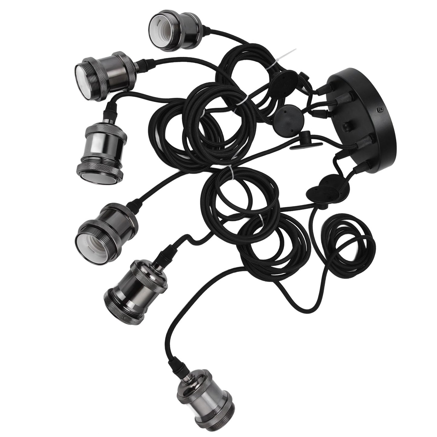 6 Arms Ajustable DIY Ceiling Spider Lamp Holder Retro Beautifully Classic Spider Pendent Lamps Holder V1294-YM0523-3119210197611