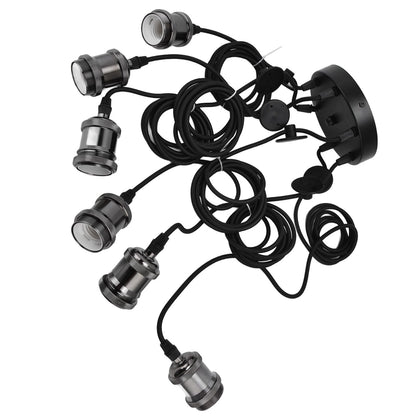 6 Arms Ajustable DIY Ceiling Spider Lamp Holder Retro Beautifully Classic Spider Pendent Lamps Holder V1294-YM0523-3119210197611