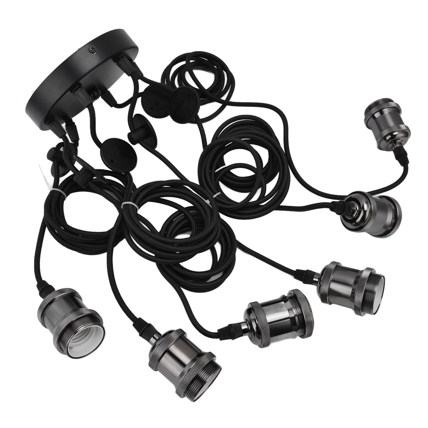 6 Arms Ajustable DIY Ceiling Spider Lamp Holder Retro Beautifully Classic Spider Pendent Lamps Holder V1294-YM0523-3119210197611