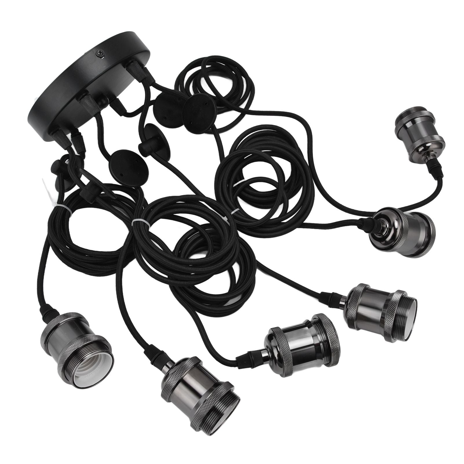 6 Arms Ajustable DIY Ceiling Spider Lamp Holder Retro Beautifully Classic Spider Pendent Lamps Holder V1294-YM0523-3119210197611