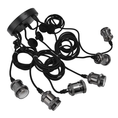 6 Arms Ajustable DIY Ceiling Spider Lamp Holder Retro Beautifully Classic Spider Pendent Lamps Holder V1294-YM0523-3119210197611