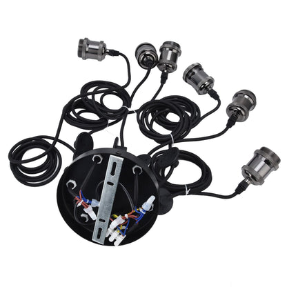 6 Arms Ajustable DIY Ceiling Spider Lamp Holder Retro Beautifully Classic Spider Pendent Lamps Holder V1294-YM0523-3119210197611