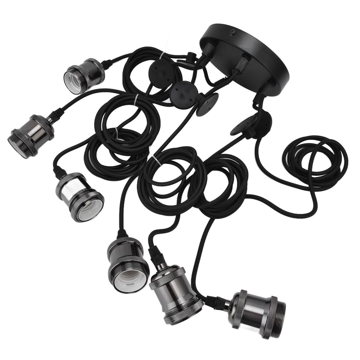 6 Arms Ajustable DIY Ceiling Spider Lamp Holder Retro Beautifully Classic Spider Pendent Lamps Holder V1294-YM0523-3119210197611