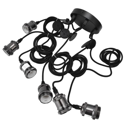 6 Arms Ajustable DIY Ceiling Spider Lamp Holder Retro Beautifully Classic Spider Pendent Lamps Holder V1294-YM0523-3119210197611