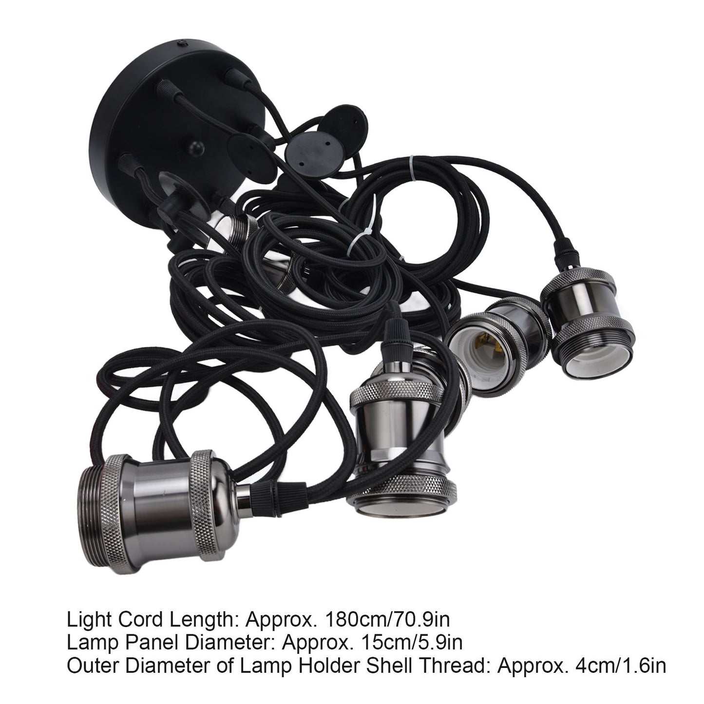 6 Arms Ajustable DIY Ceiling Spider Lamp Holder Retro Beautifully Classic Spider Pendent Lamps Holder V1294-YM0523-3119210197611