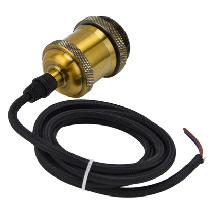 Retro Pendant Light Cord Kit Gold Hanging Plug In Lamp Socket Kit for DIY Light Fixtures V1294-YM0523-3119210201111
