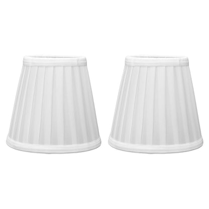 2 Pcs Double Small Lamp Shade Clip On Bulb Comfortable Material Barrel Fabric Lampshade for Table Chandelier V1294-YM0523-3119210203611