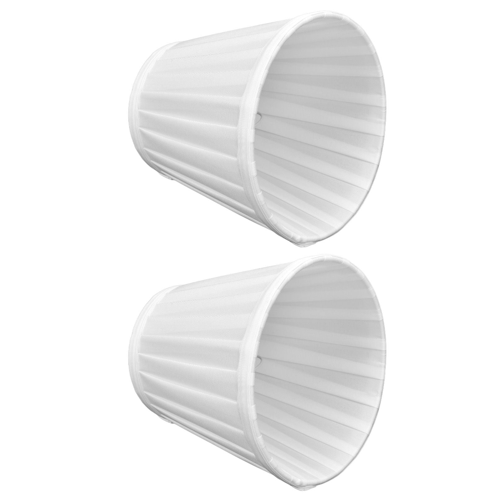 2 Pcs Double Small Lamp Shade Clip On Bulb Comfortable Material Barrel Fabric Lampshade for Table Chandelier V1294-YM0523-3119210203611