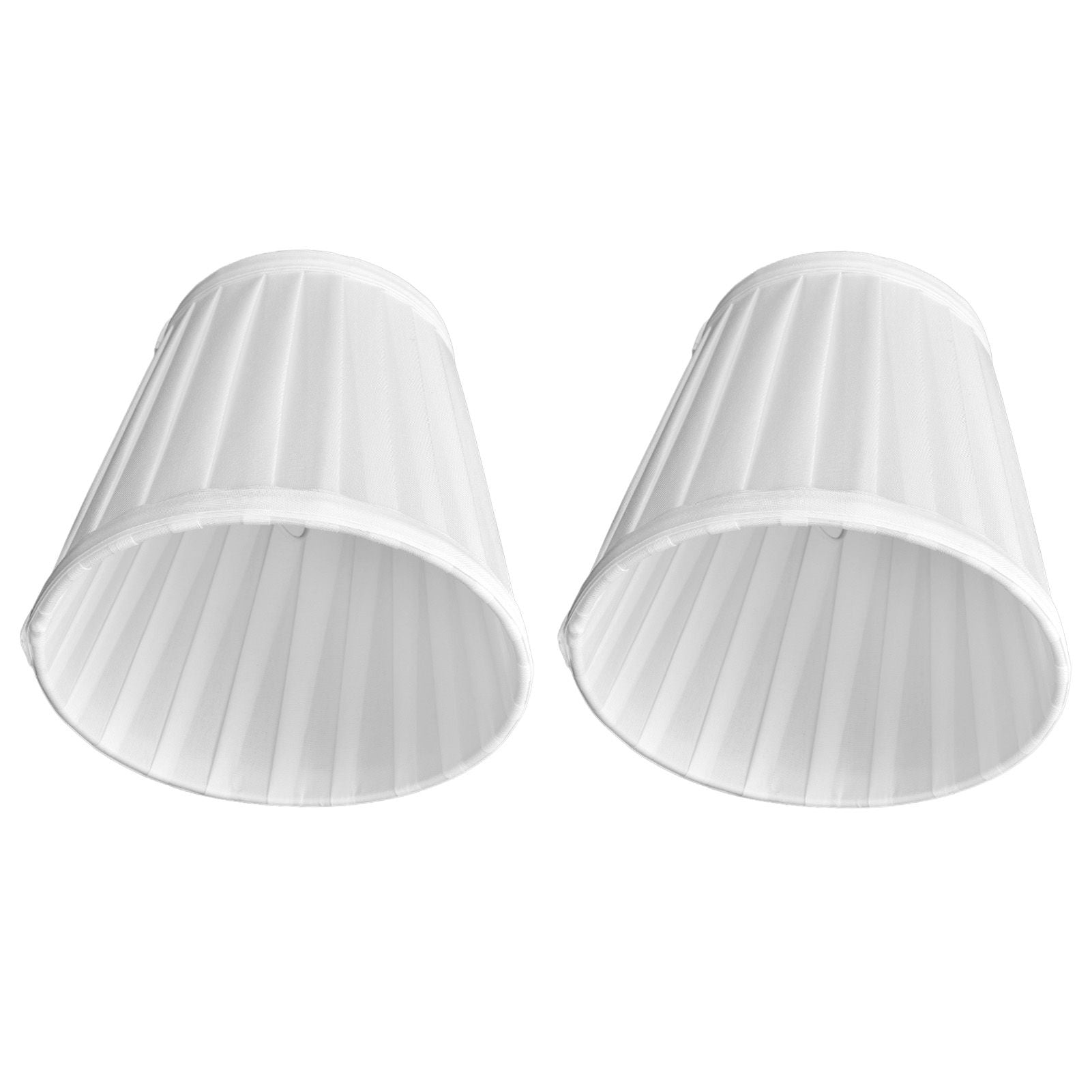 2 Pcs Double Small Lamp Shade Clip On Bulb Comfortable Material Barrel Fabric Lampshade for Table Chandelier V1294-YM0523-3119210203611
