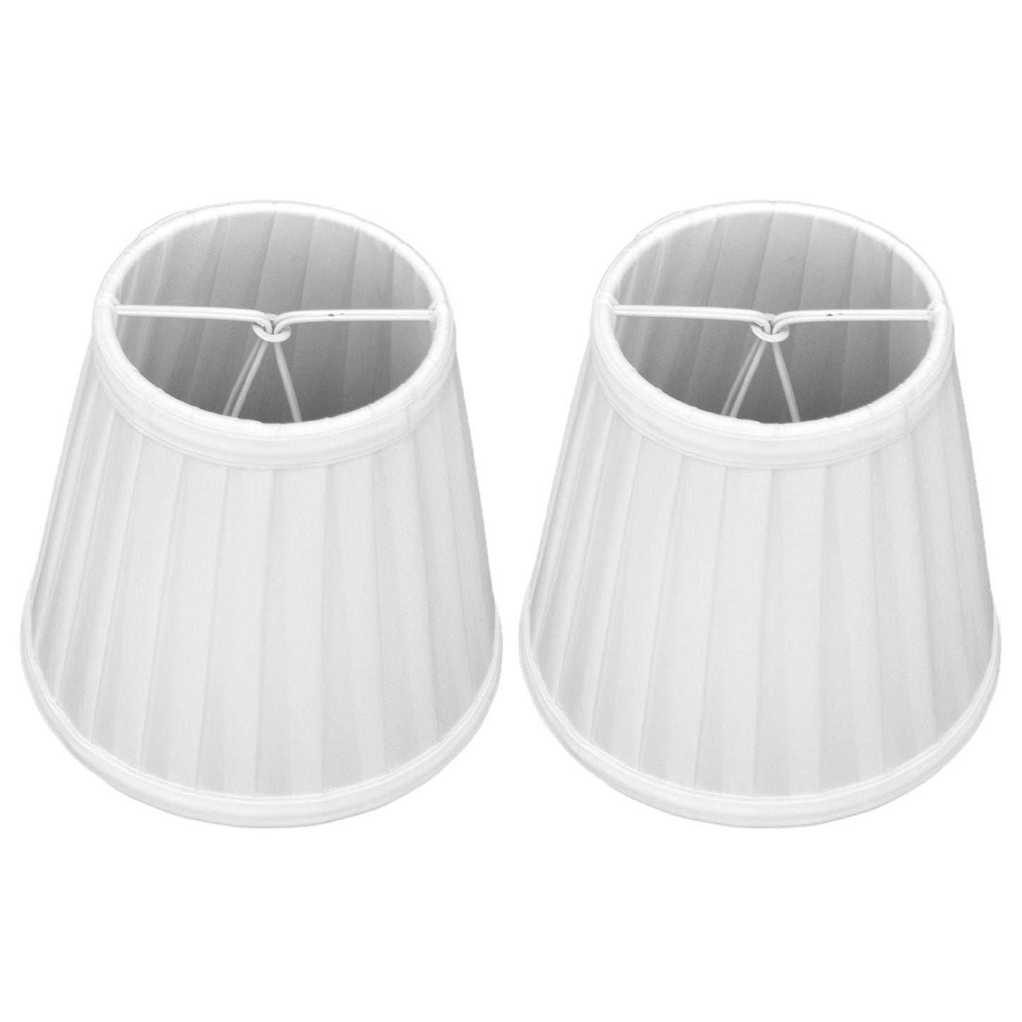 2 Pcs Double Small Lamp Shade Clip On Bulb Comfortable Material Barrel Fabric Lampshade for Table Chandelier V1294-YM0523-3119210203611