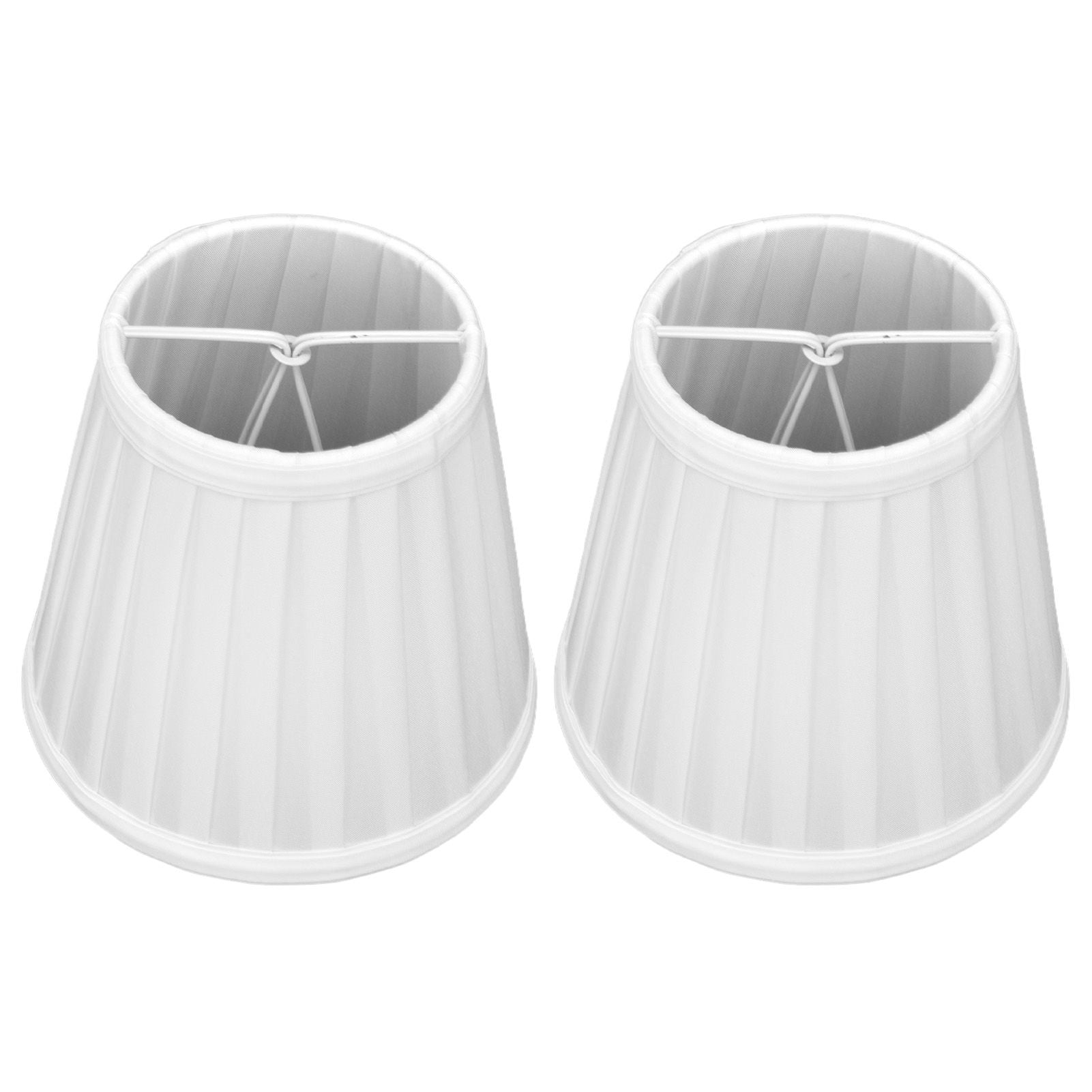 2 Pcs Double Small Lamp Shade Clip On Bulb Comfortable Material Barrel Fabric Lampshade for Table Chandelier V1294-YM0523-3119210203611