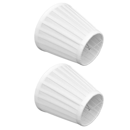 2 Pcs Double Small Lamp Shade Clip On Bulb Comfortable Material Barrel Fabric Lampshade for Table Chandelier V1294-YM0523-3119210203611