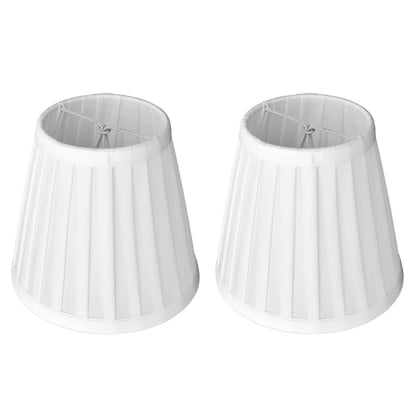2 Pcs Double Small Lamp Shade Clip On Bulb Comfortable Material Barrel Fabric Lampshade for Table Chandelier V1294-YM0523-3119210203611