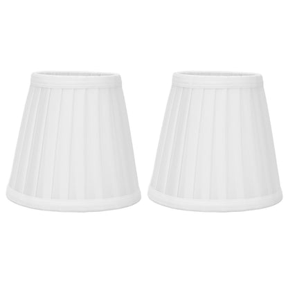 2 Pcs Double Small Lamp Shade Clip On Bulb Comfortable Material Barrel Fabric Lampshade for Table Chandelier V1294-YM0523-3119210203611