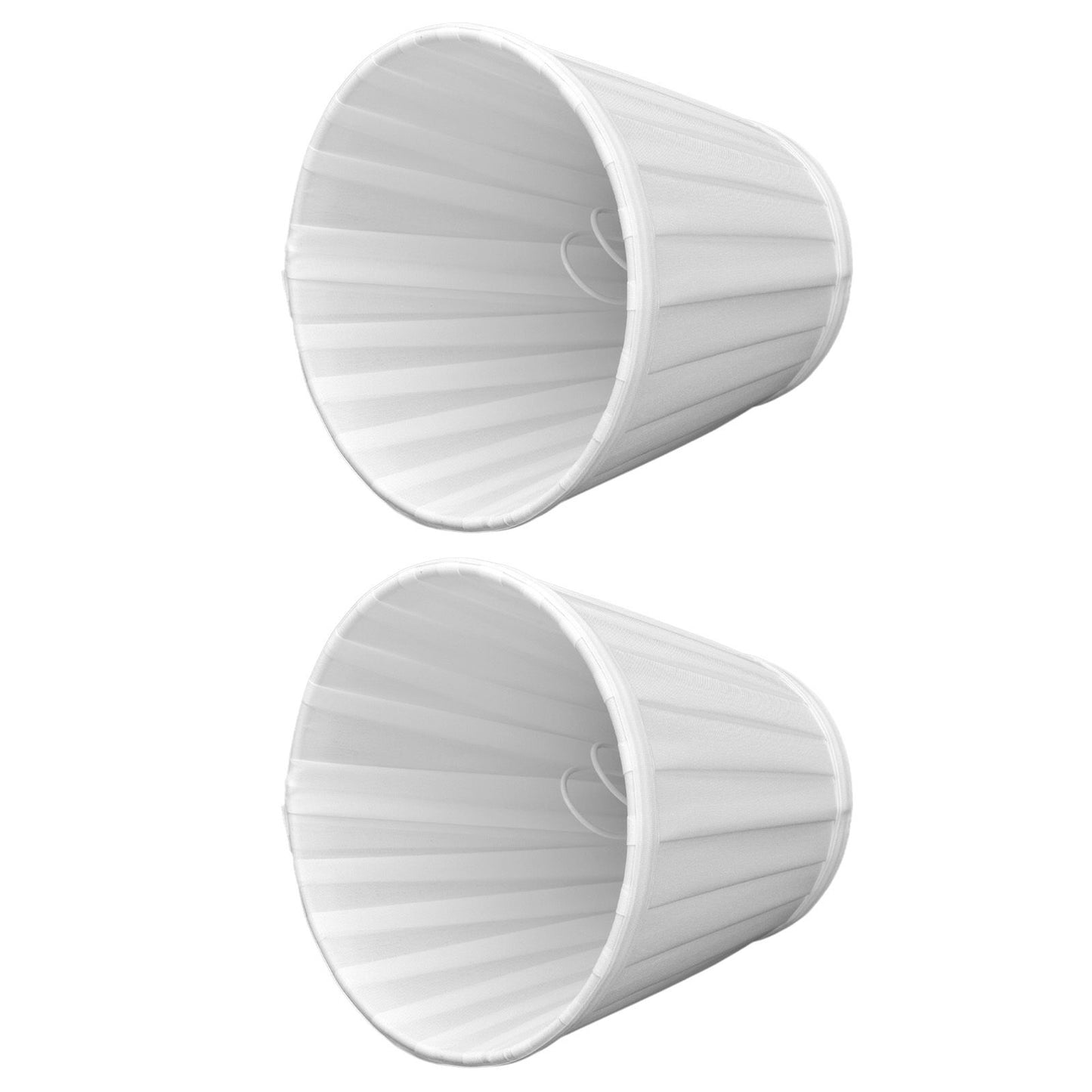 2 Pcs Double Small Lamp Shade Clip On Bulb Comfortable Material Barrel Fabric Lampshade for Table Chandelier V1294-YM0523-3119210203611