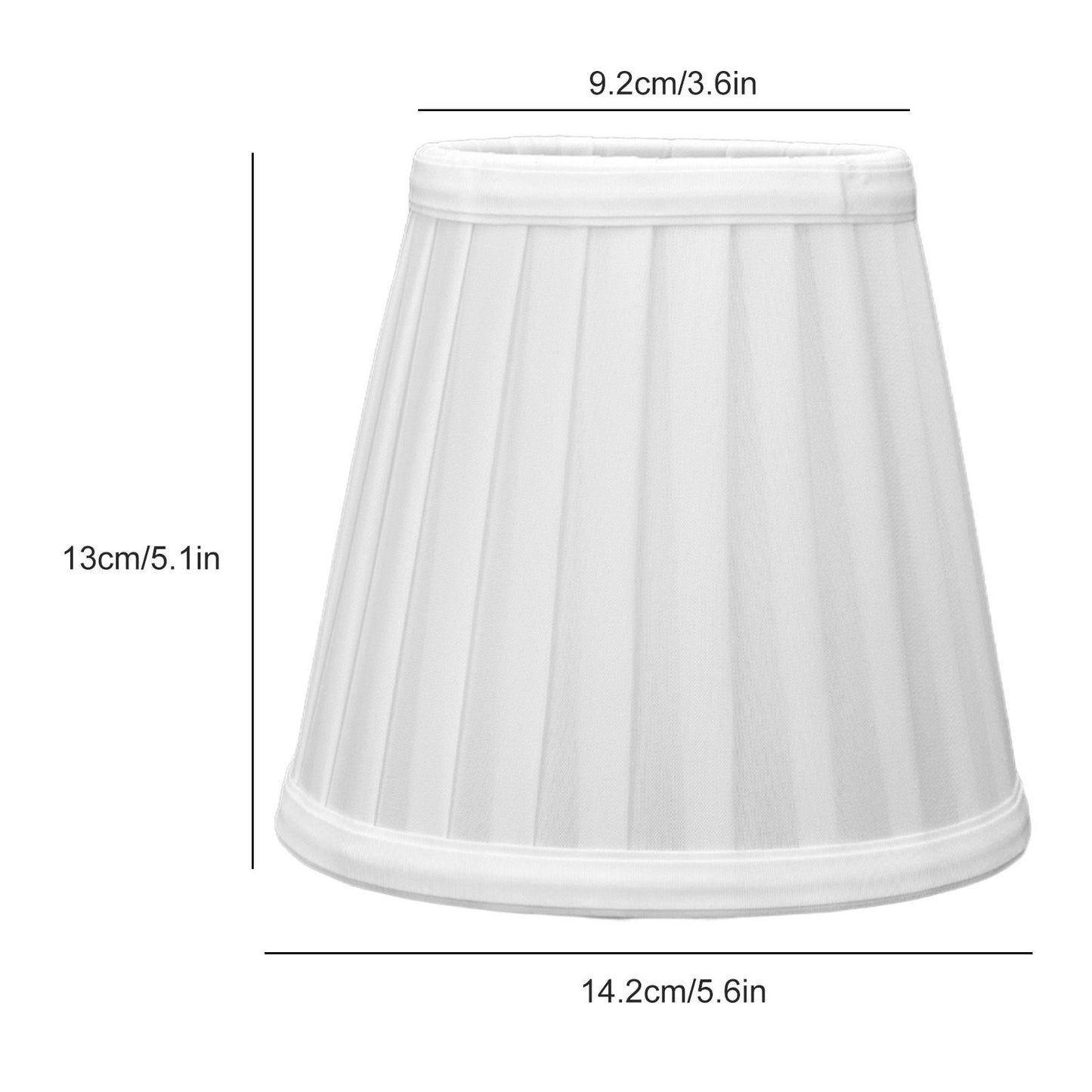 2 Pcs Double Small Lamp Shade Clip On Bulb Comfortable Material Barrel Fabric Lampshade for Table Chandelier V1294-YM0523-3119210203611