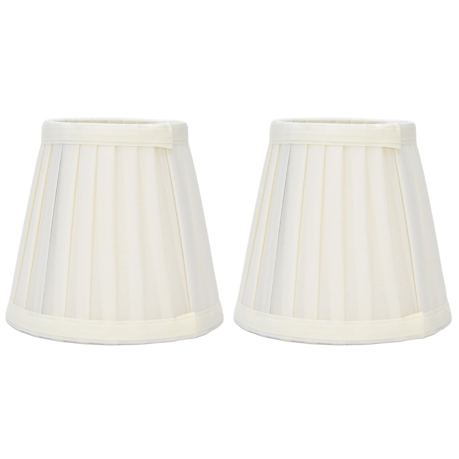 2 Pcs Double Small Lamp Shade Clip On Bulb Comfortable Material Barrel Fabric Lampshade for Table Chandelier V1294-YM0523-3119210203612