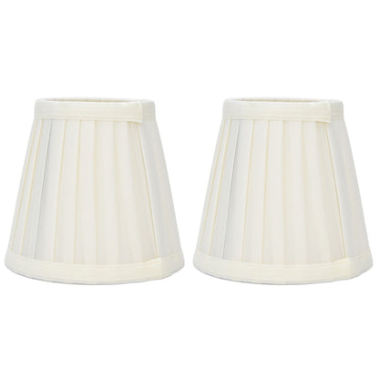 2 Pcs Double Small Lamp Shade Clip On Bulb Comfortable Material Barrel Fabric Lampshade for Table Chandelier V1294-YM0523-3119210203612