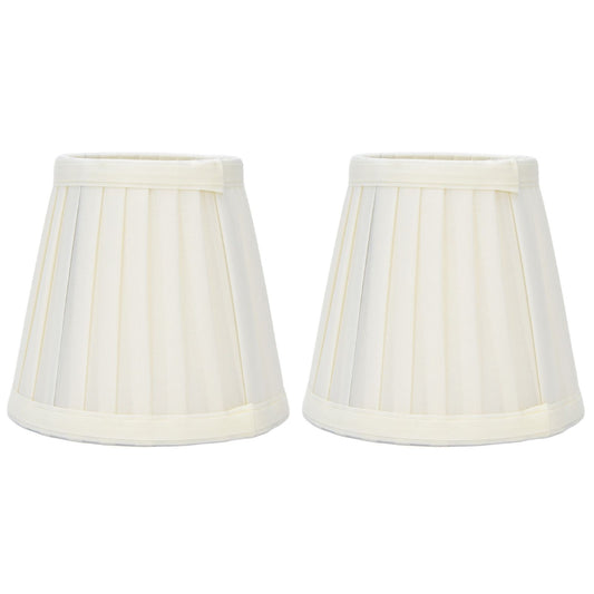 2 Pcs Double Small Lamp Shade Clip On Bulb Comfortable Material Barrel Fabric Lampshade for Table Chandelier V1294-YM0523-3119210203612