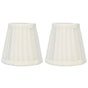 2 Pcs Double Small Lamp Shade Clip On Bulb Comfortable Material Barrel Fabric Lampshade for Table Chandelier V1294-YM0523-3119210203612