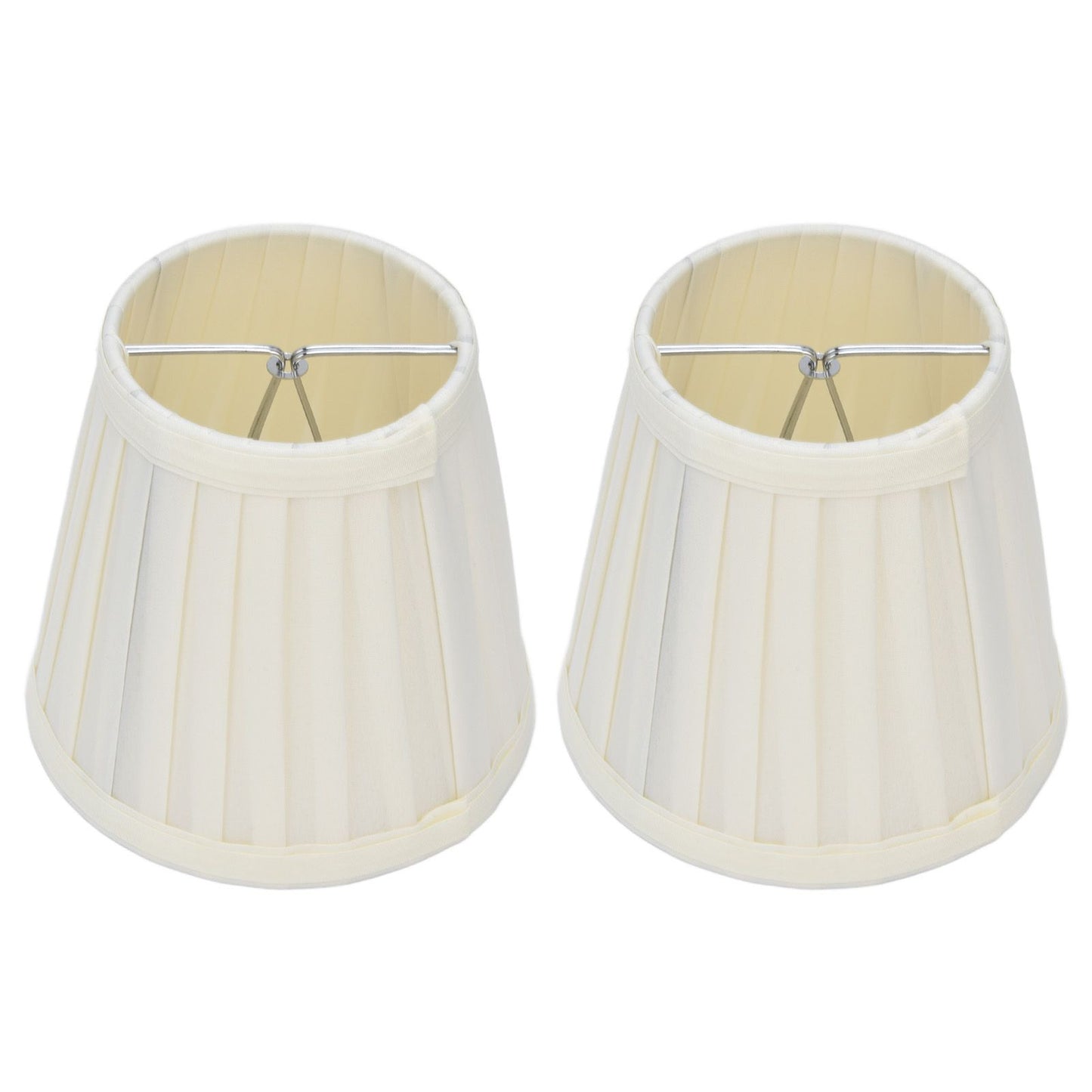 2 Pcs Double Small Lamp Shade Clip On Bulb Comfortable Material Barrel Fabric Lampshade for Table Chandelier V1294-YM0523-3119210203612