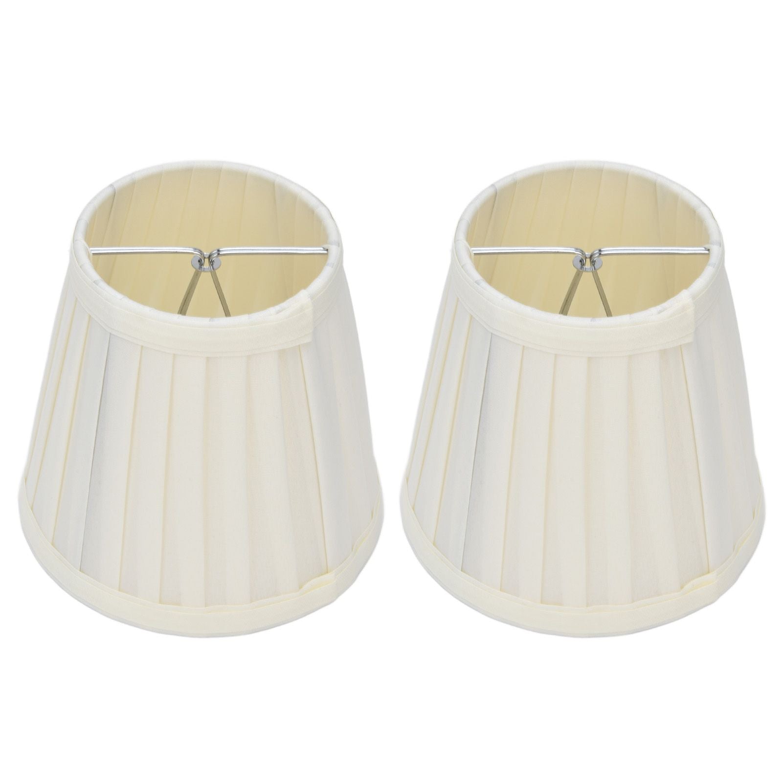 2 Pcs Double Small Lamp Shade Clip On Bulb Comfortable Material Barrel Fabric Lampshade for Table Chandelier V1294-YM0523-3119210203612