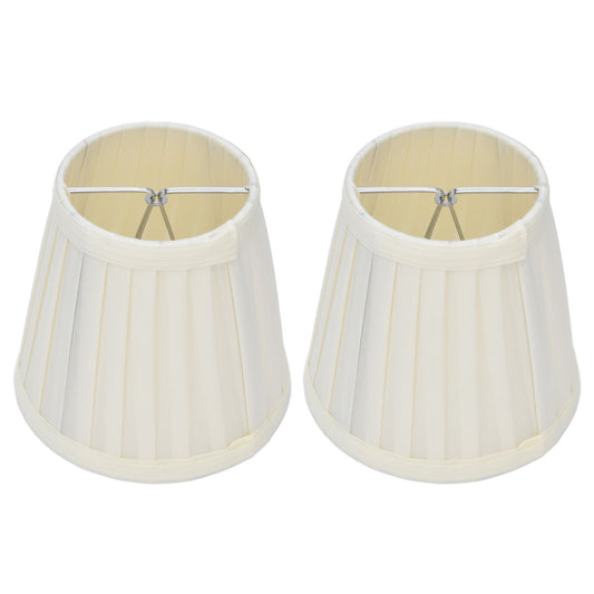 2 Pcs Double Small Lamp Shade Clip On Bulb Comfortable Material Barrel Fabric Lampshade for Table Chandelier V1294-YM0523-3119210203612