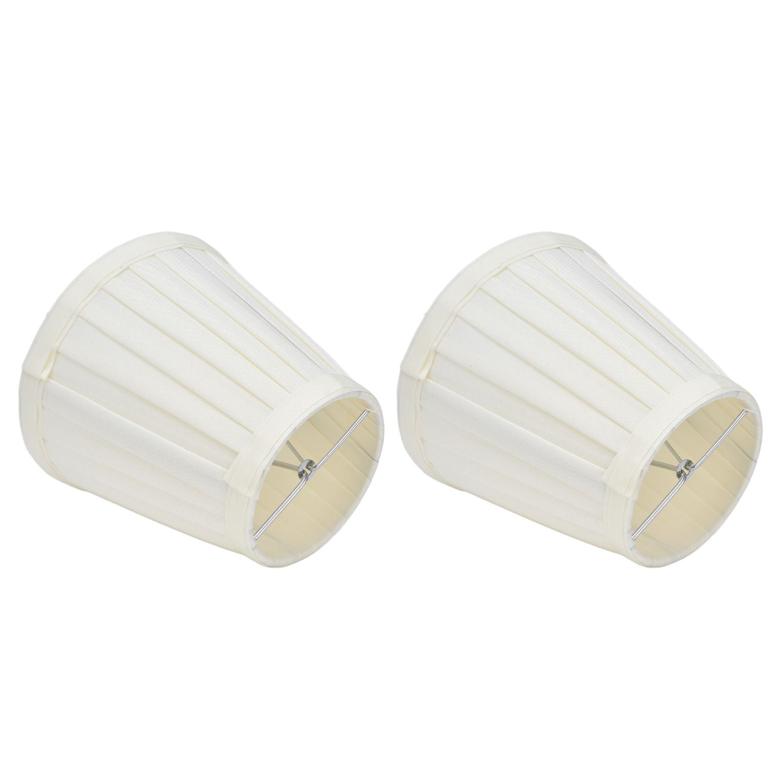 2 Pcs Double Small Lamp Shade Clip On Bulb Comfortable Material Barrel Fabric Lampshade for Table Chandelier V1294-YM0523-3119210203612