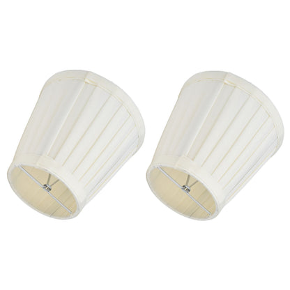 2 Pcs Double Small Lamp Shade Clip On Bulb Comfortable Material Barrel Fabric Lampshade for Table Chandelier V1294-YM0523-3119210203612