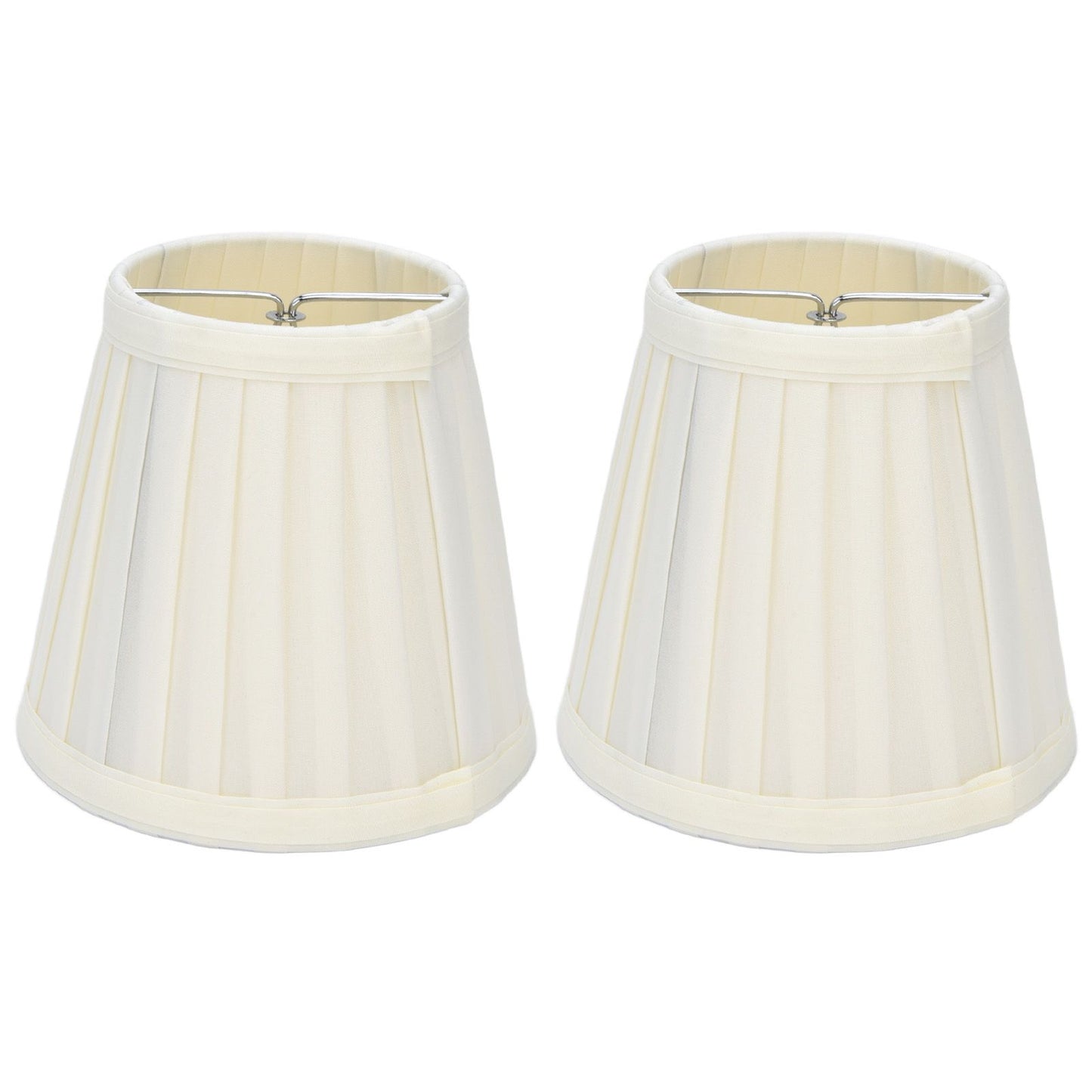 2 Pcs Double Small Lamp Shade Clip On Bulb Comfortable Material Barrel Fabric Lampshade for Table Chandelier V1294-YM0523-3119210203612