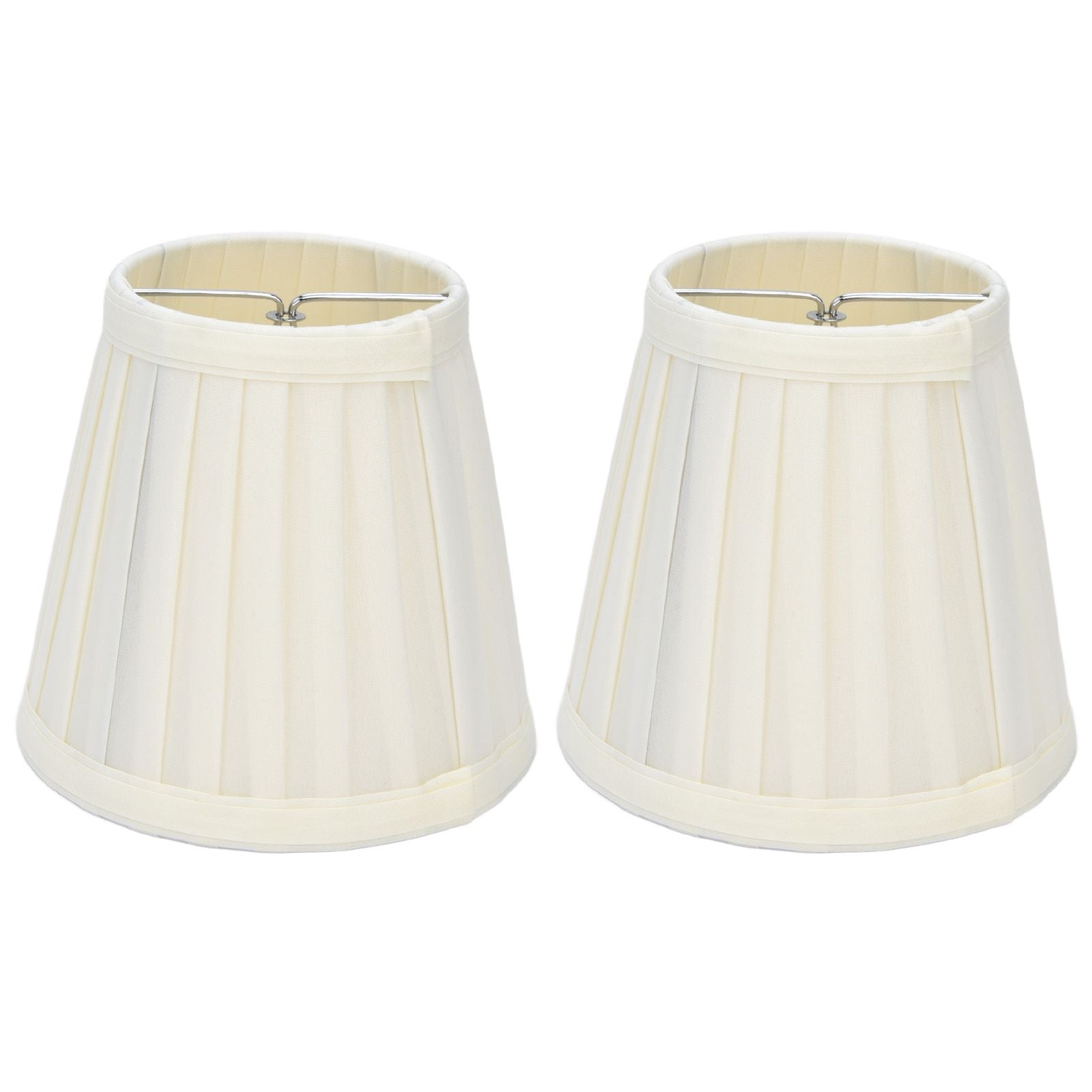 2 Pcs Double Small Lamp Shade Clip On Bulb Comfortable Material Barrel Fabric Lampshade for Table Chandelier V1294-YM0523-3119210203612