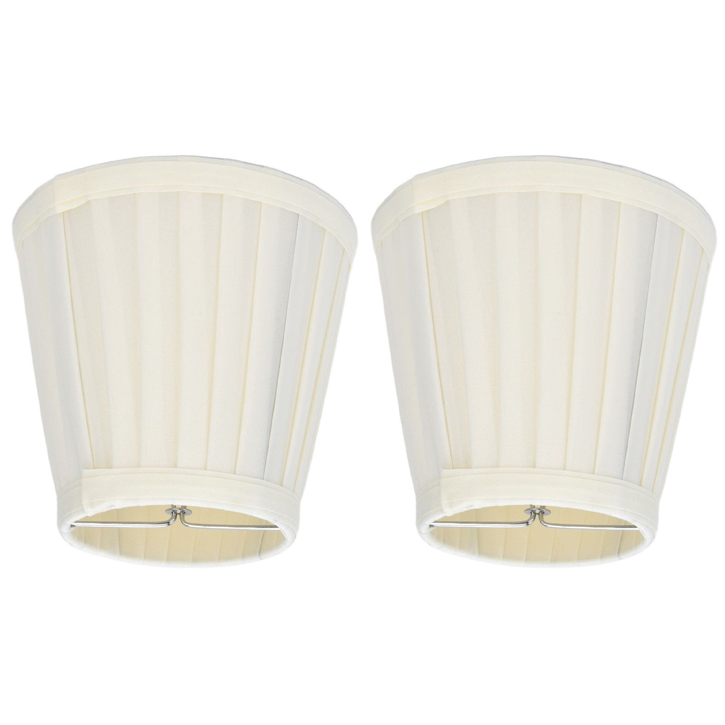 2 Pcs Double Small Lamp Shade Clip On Bulb Comfortable Material Barrel Fabric Lampshade for Table Chandelier V1294-YM0523-3119210203612