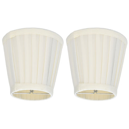 2 Pcs Double Small Lamp Shade Clip On Bulb Comfortable Material Barrel Fabric Lampshade for Table Chandelier V1294-YM0523-3119210203612