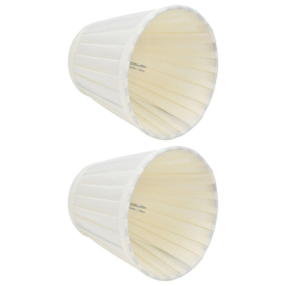 2 Pcs Double Small Lamp Shade Clip On Bulb Comfortable Material Barrel Fabric Lampshade for Table Chandelier V1294-YM0523-3119210203612
