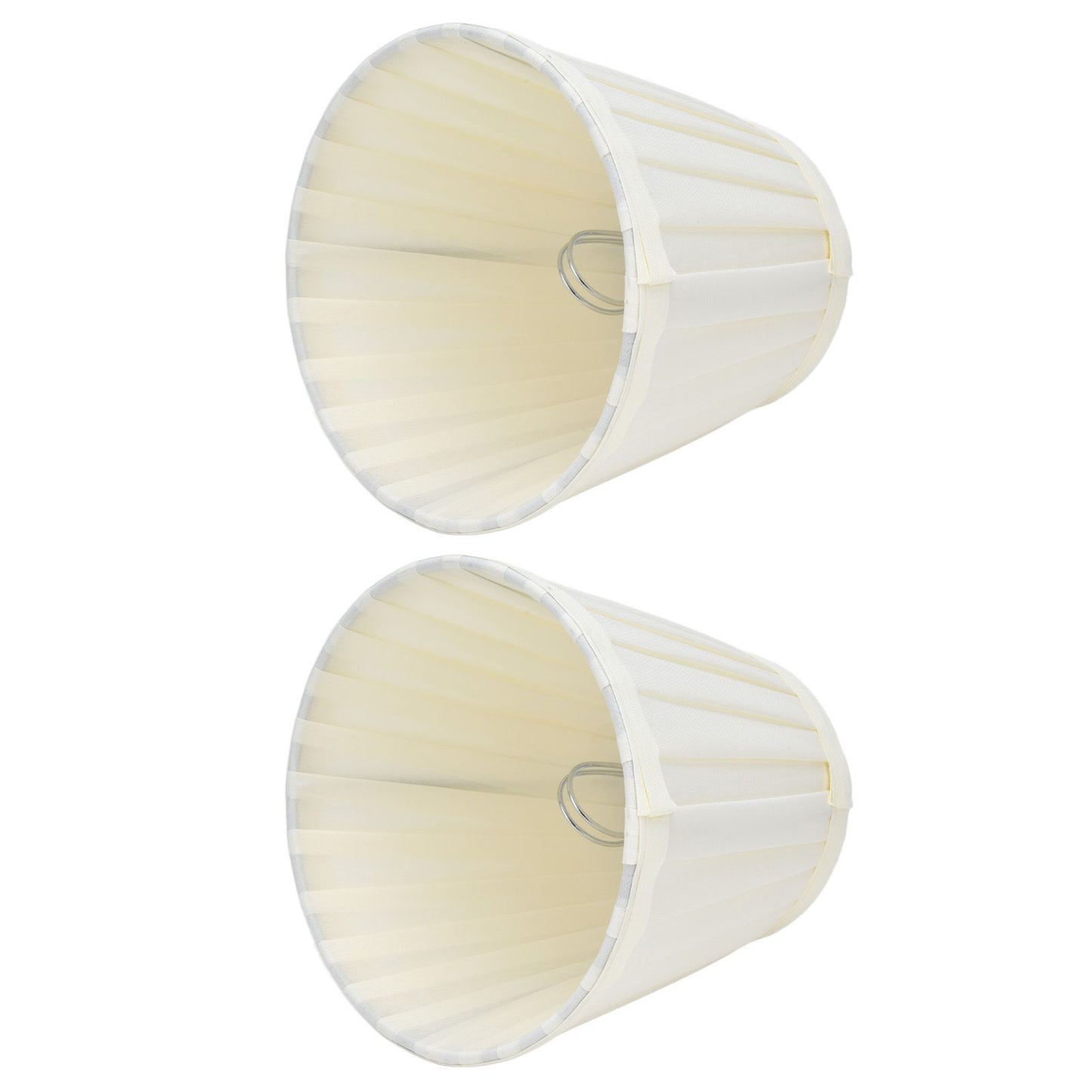 2 Pcs Double Small Lamp Shade Clip On Bulb Comfortable Material Barrel Fabric Lampshade for Table Chandelier V1294-YM0523-3119210203612