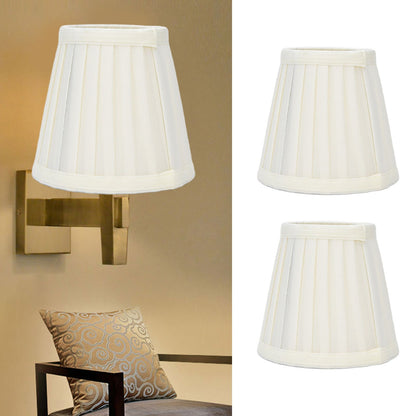 2 Pcs Double Small Lamp Shade Clip On Bulb Comfortable Material Barrel Fabric Lampshade for Table Chandelier V1294-YM0523-3119210203612